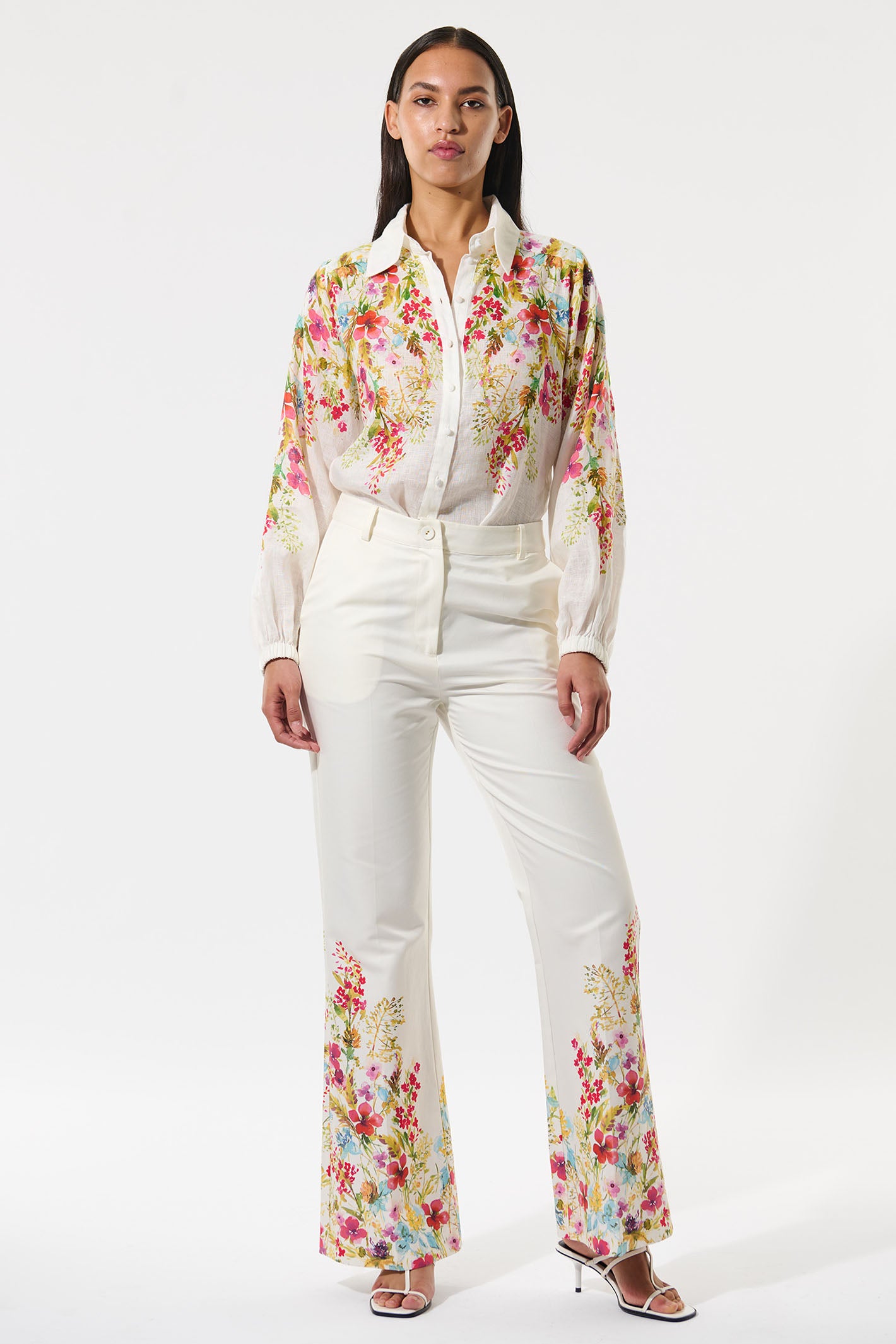 Dea Kudibal 0660125 SiomaDEA Poetic Floral Print Linen Shirt