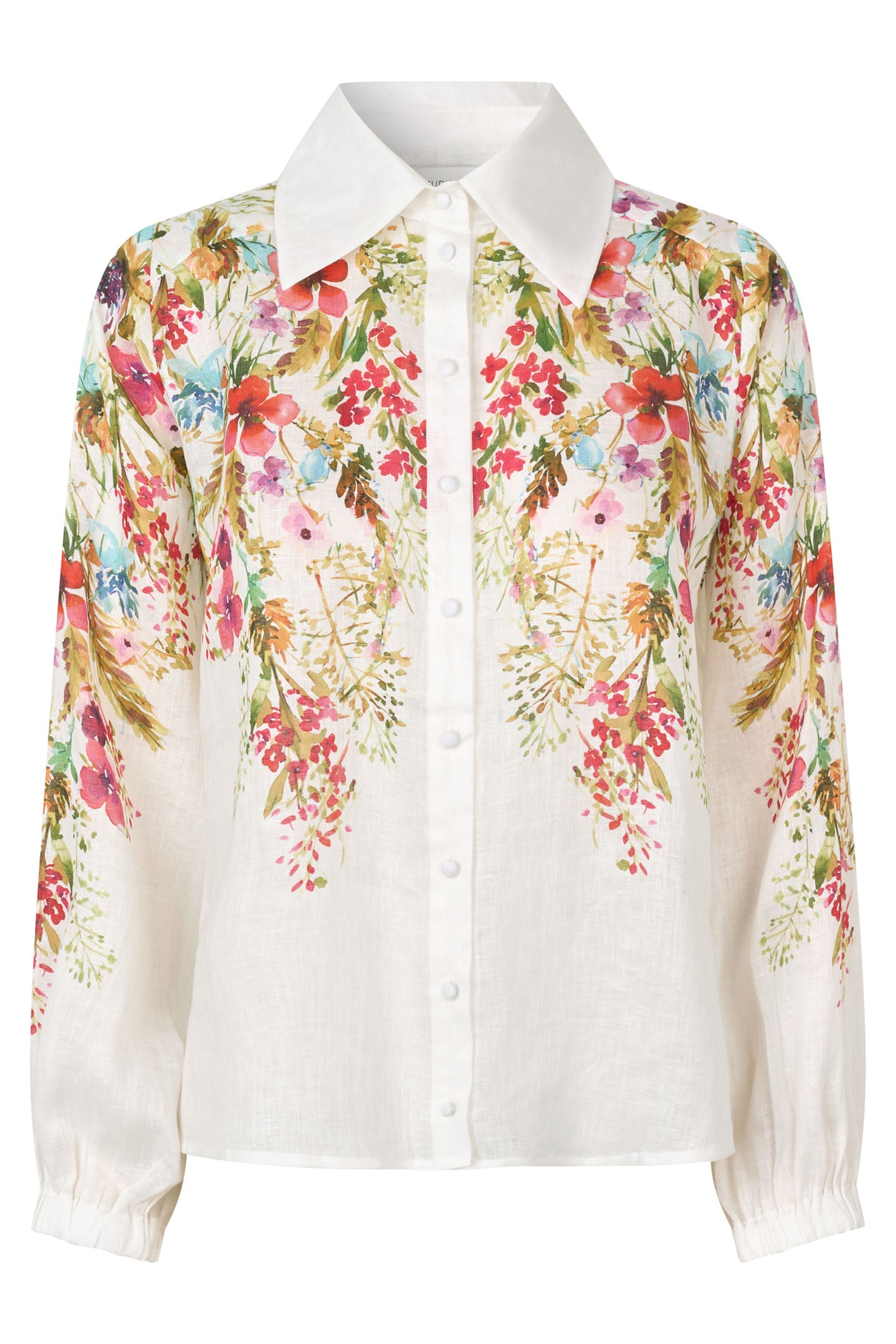 Dea Kudibal 0660125 SiomaDEA Poetic Floral Print Linen Shirt