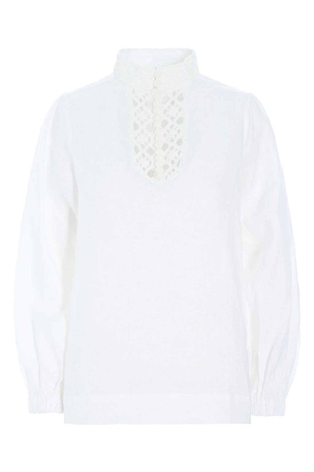 Dea Kudibal TrinaDEA 1940124 Natural White Linen Blouse, front product view