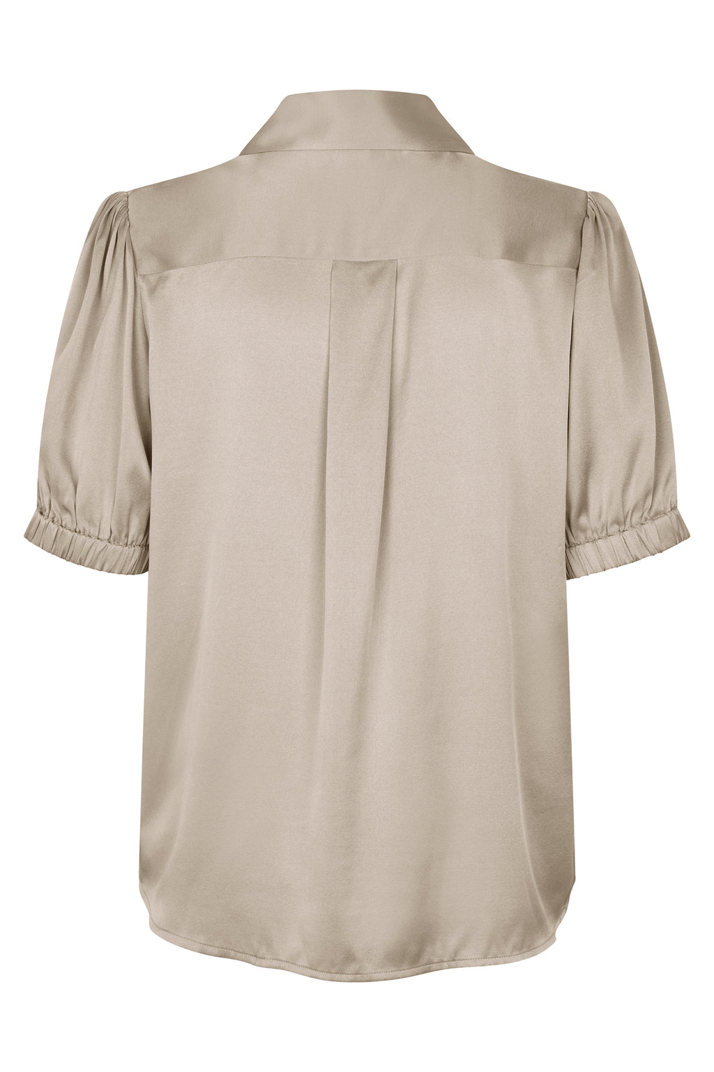 Dea Kudibal VioletaDEA 3510326 Buttermilk Beige Short Sleeve Shirt Blouse, product back view