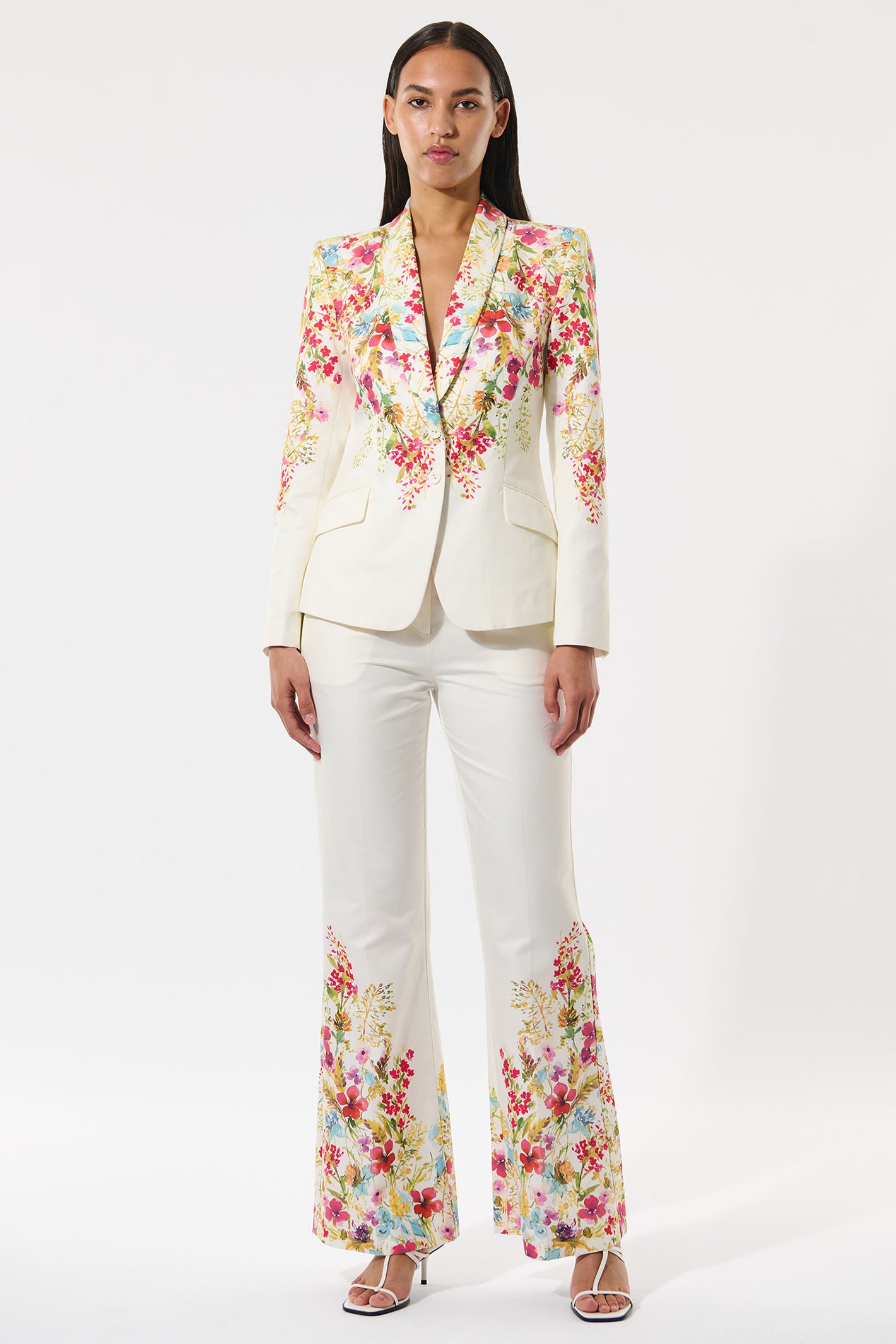 Dea Kudibal Zinsadea 0380125 Poetic Floral Print NS Blazer Jacket