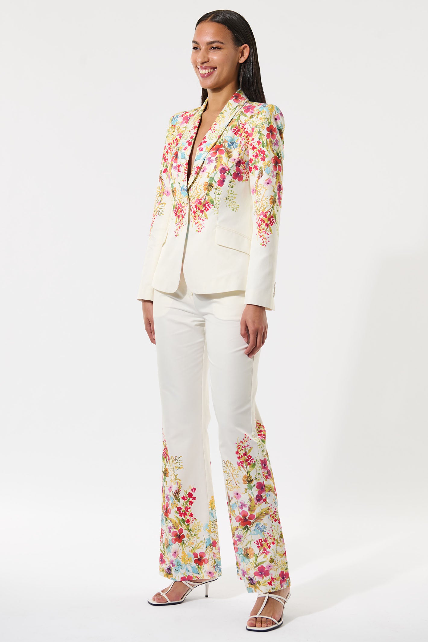 Dea Kudibal Zinsadea 0380125 Poetic Floral Print NS Blazer Jacket