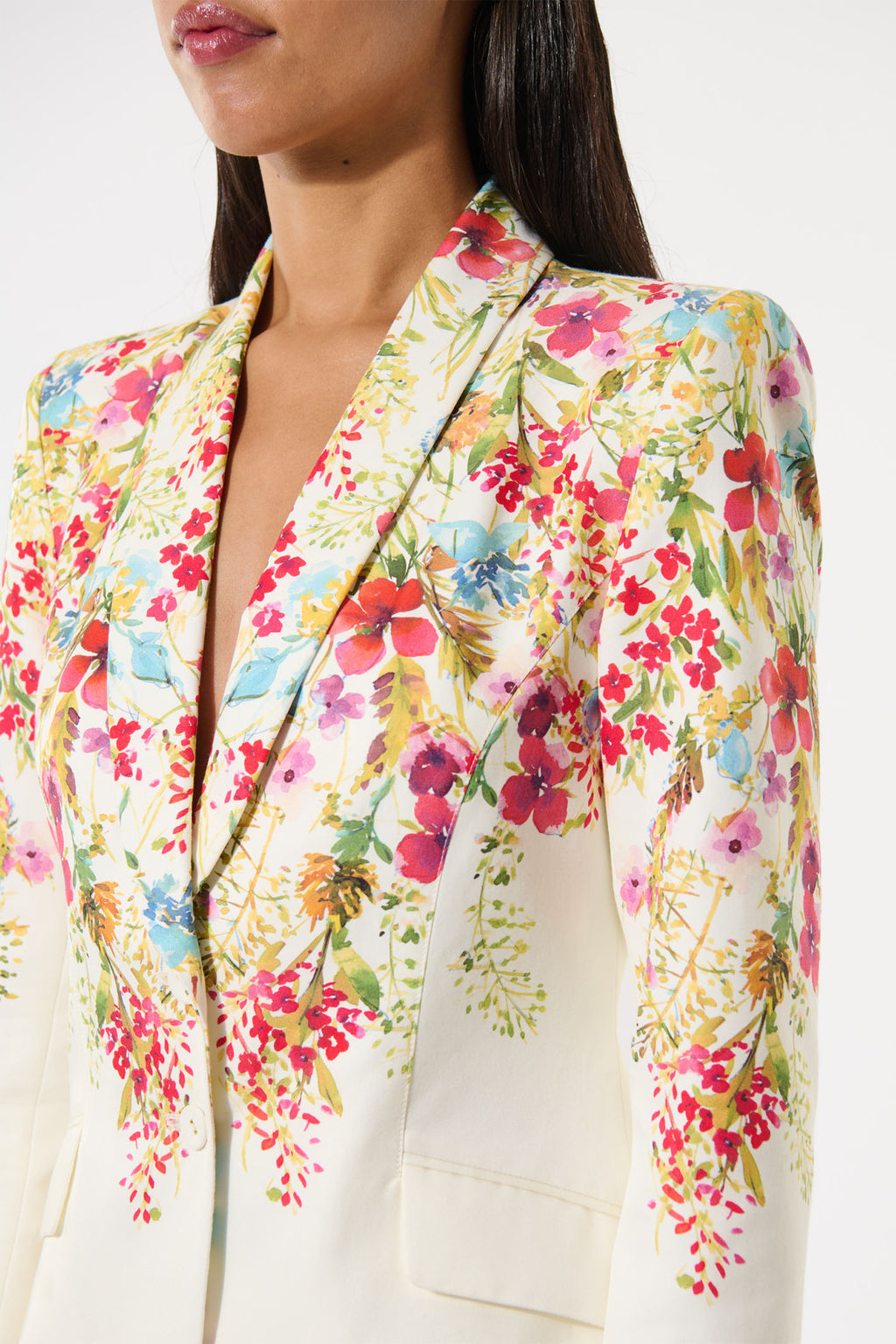 Dea Kudibal Zinsadea 0380125 Poetic Floral Print NS Blazer Jacket