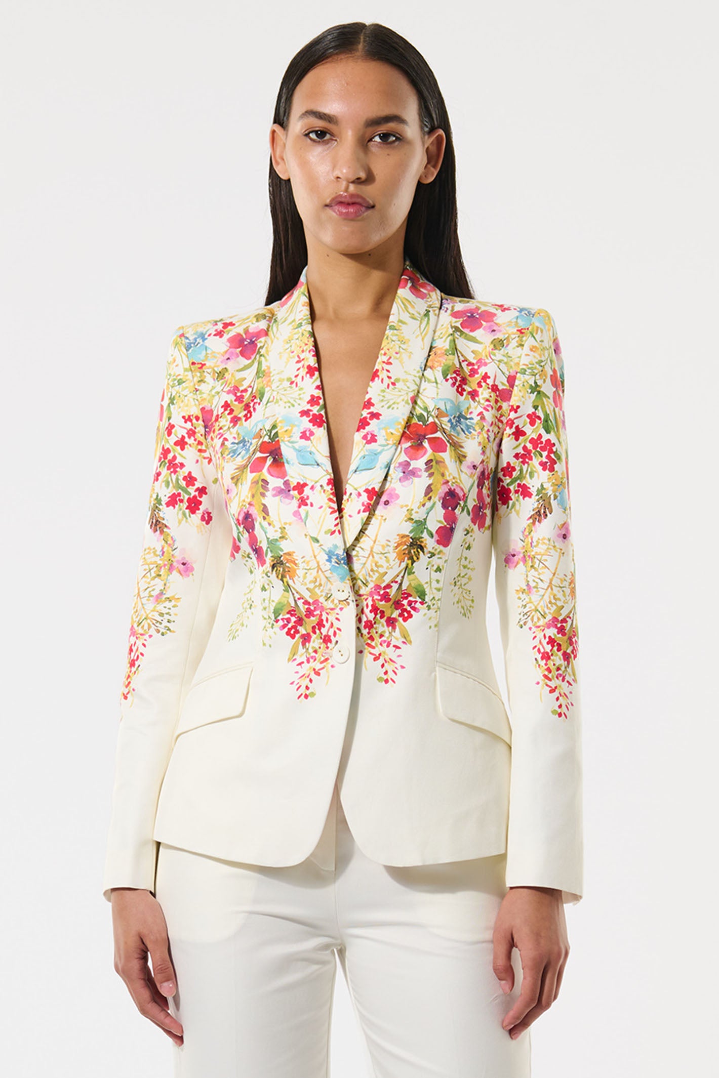 Dea Kudibal Zinsadea 0380125 Poetic Floral Print NS Blazer Jacket