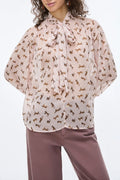 IBLUE IBLSECOLO Pink Tiger Blouse, front view