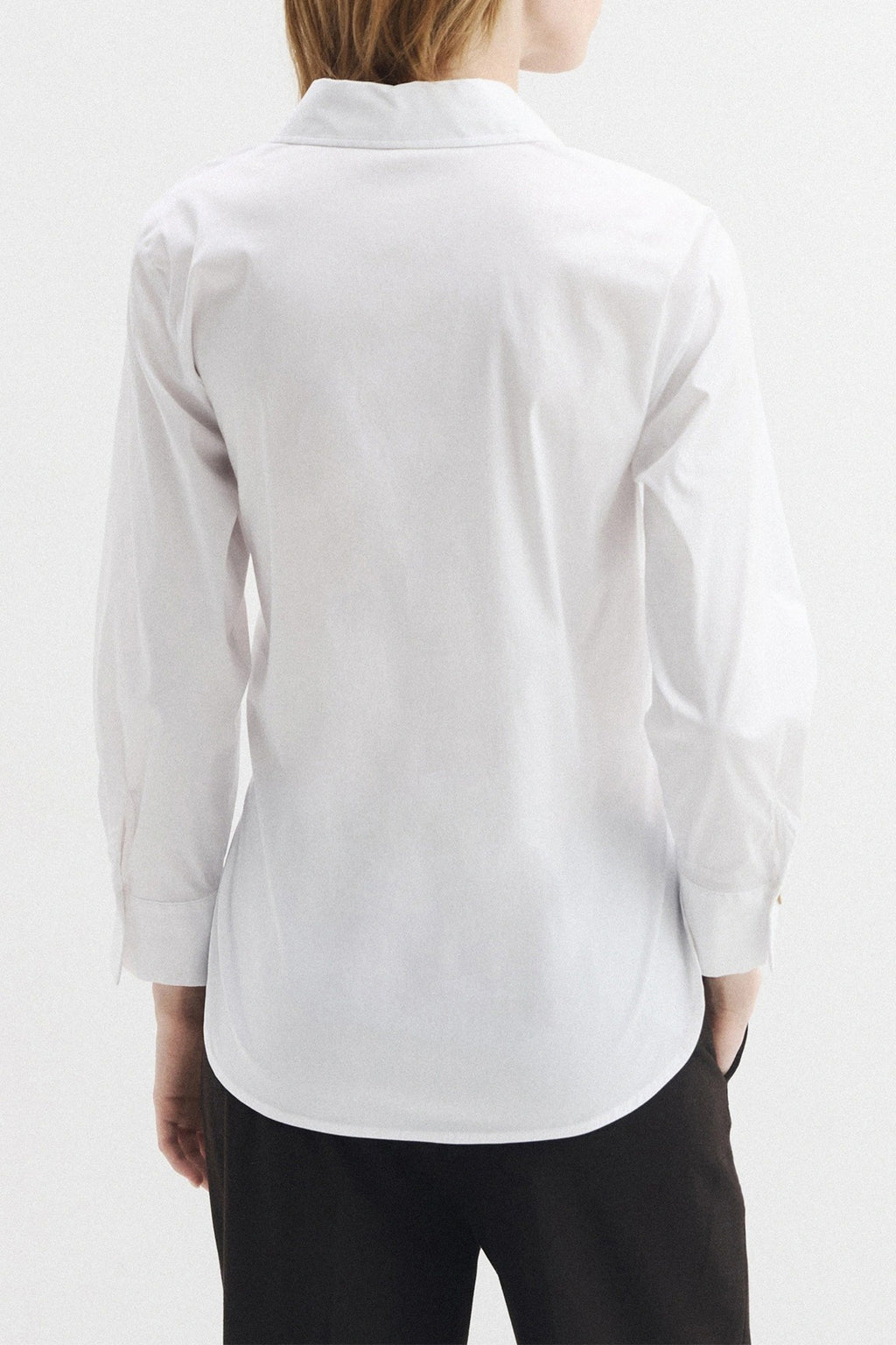 iBlues Iblcambra 26171111922 White Tie waist Shirt, back view