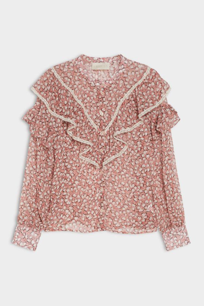 iBlues Iblmitico 26171110612 Multi Patterned Pink/Red Blouse, packshot