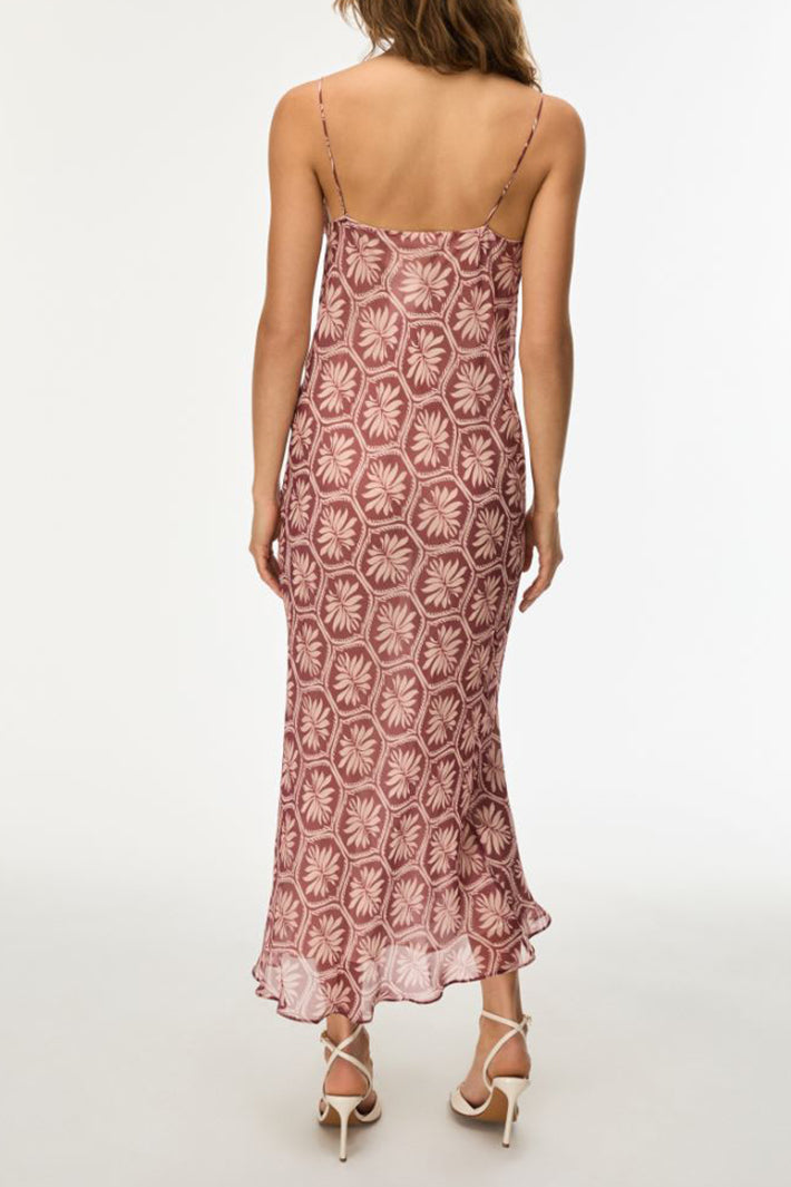 iBlues Iblmoschea 26172212922 Multi Patterned Dress, back view