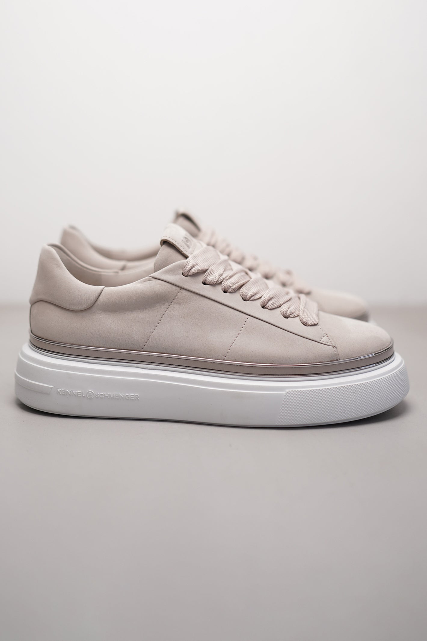 Kennel & Schmenger Elan BeigeSoft Nubuck Sneakers 314100 0130 5020 Sasso