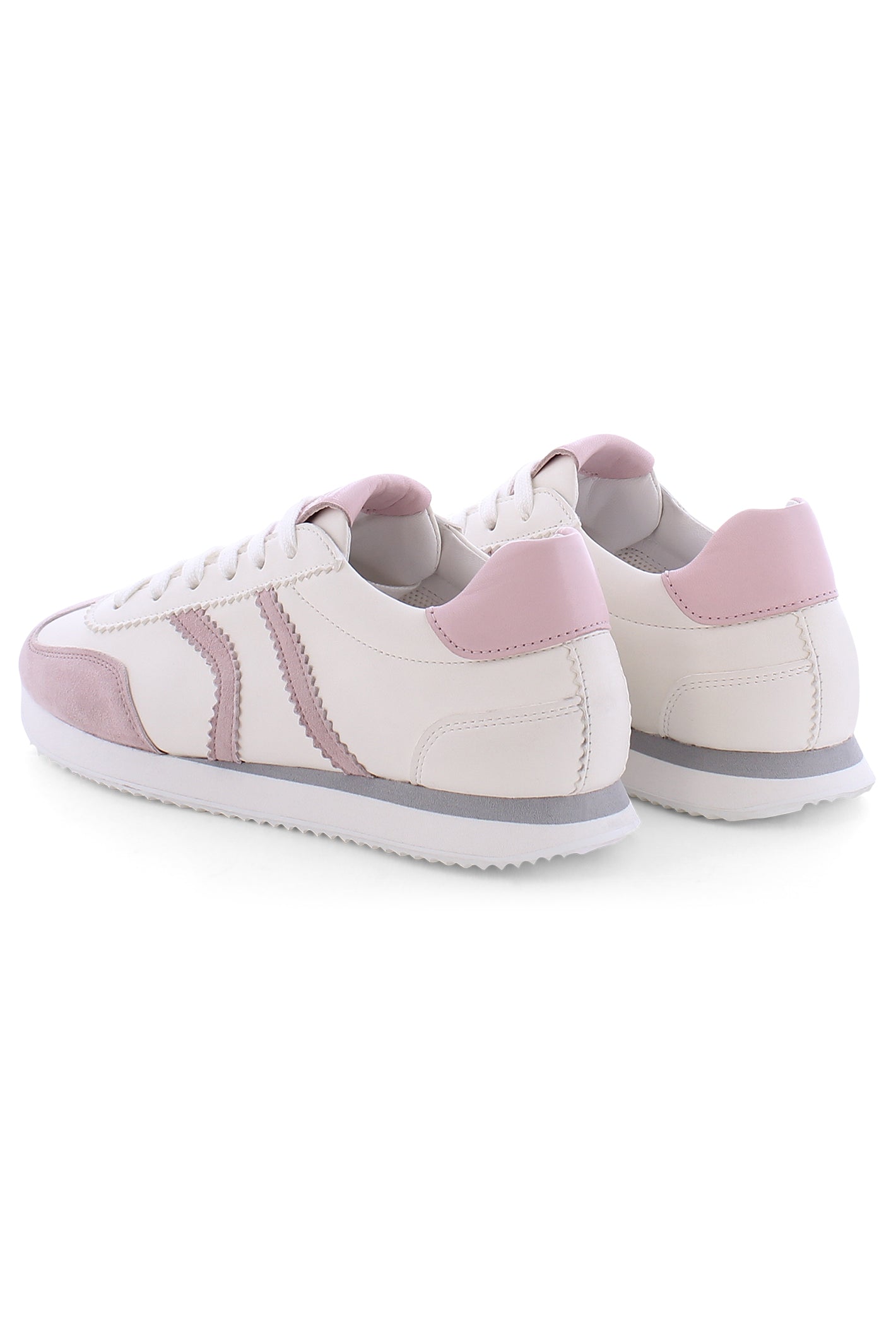 Kennel & Schmenger Mul Grey White Leather Trainers 222102 8103 7315