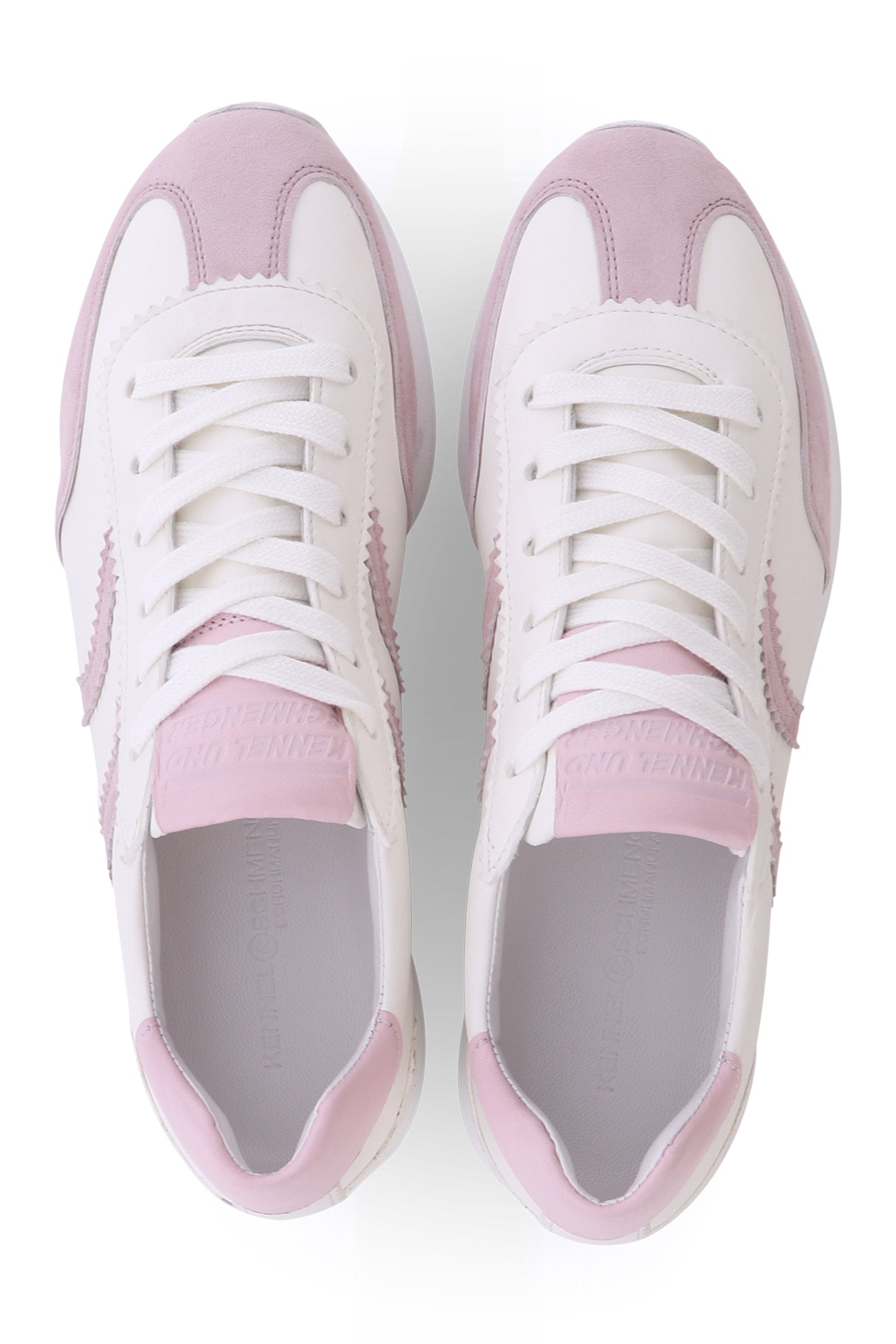Kennel & Schmenger Mul Grey White Leather Trainers 222102 8103 7315
