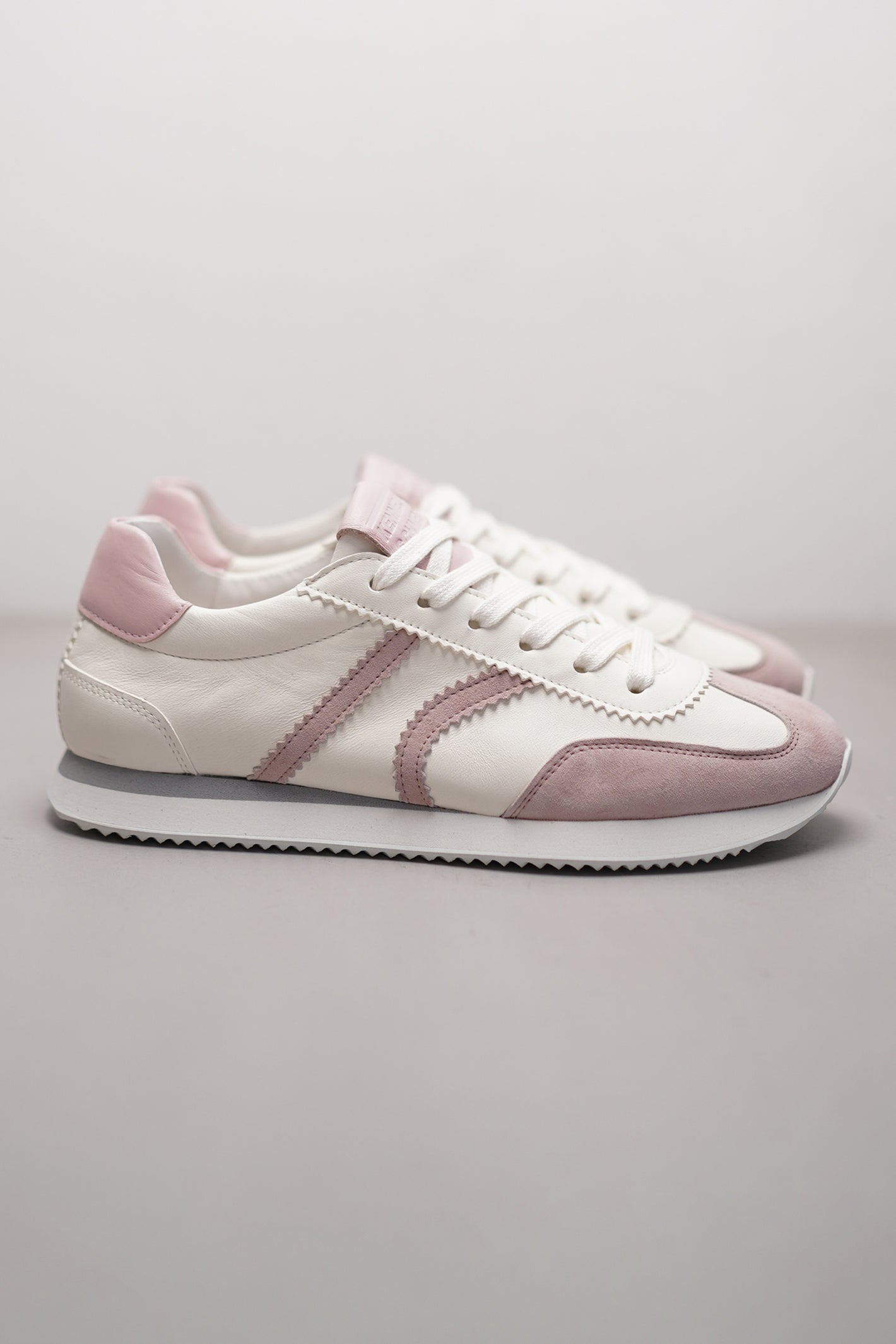 Kennel & Schmenger Mul Grey White Leather Trainers 222102 8103 7315
