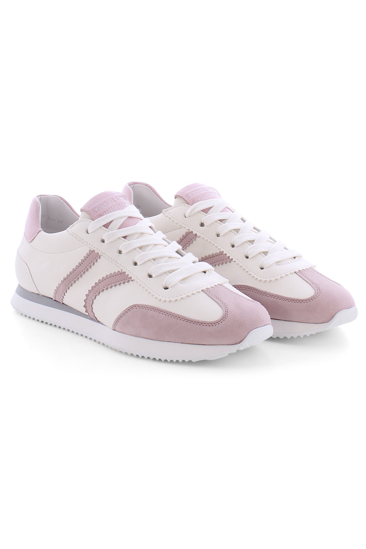 Kennel & Schmenger Mul Grey White Leather Trainers 222102 8103 7315
