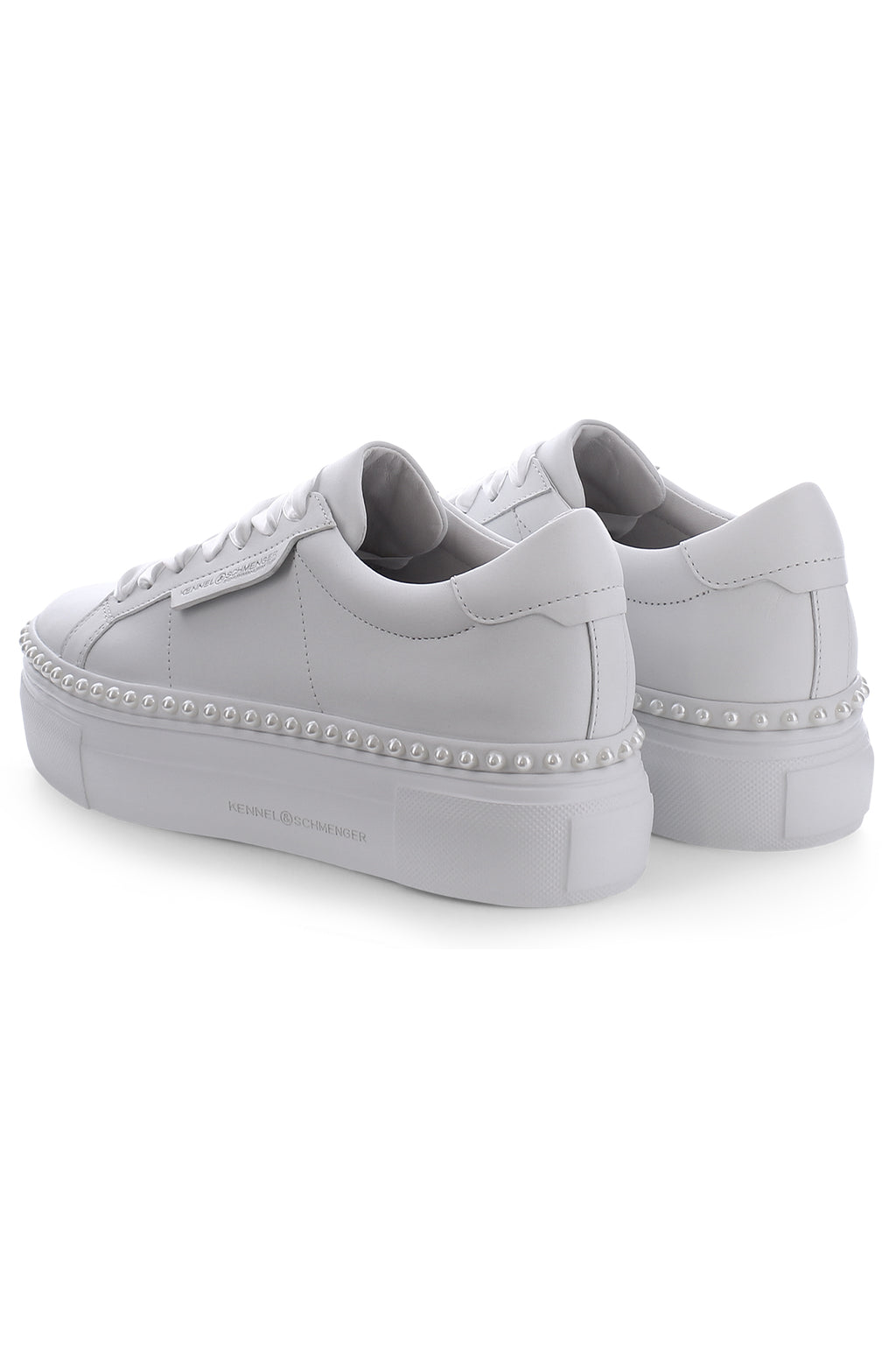 Kennel & Schmenger Nano White Pearl Leather Sneakers 330100 0020 0550