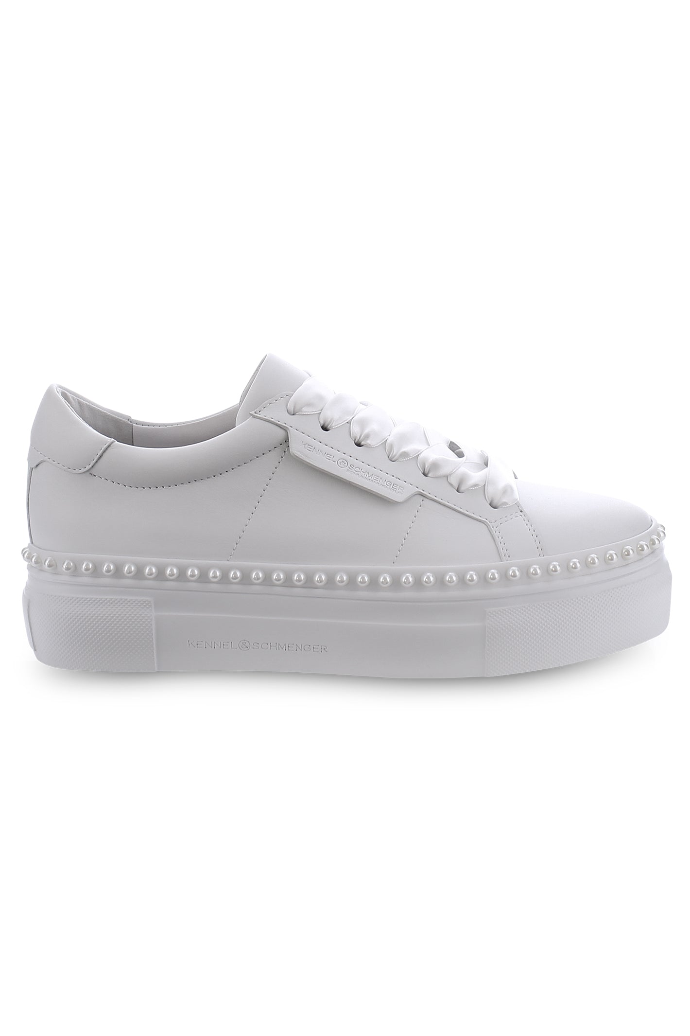 Kennel & Schmenger Nano White Pearl Leather Sneakers 330100 0020 0550