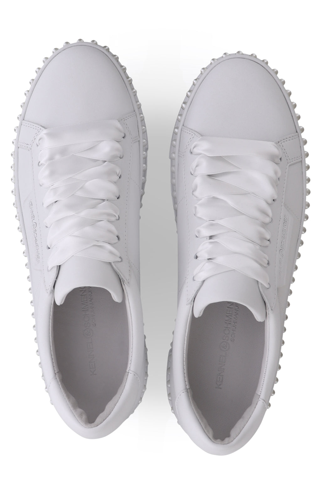 Kennel & Schmenger Nano White Pearl Leather Sneakers 330100 0020 0550