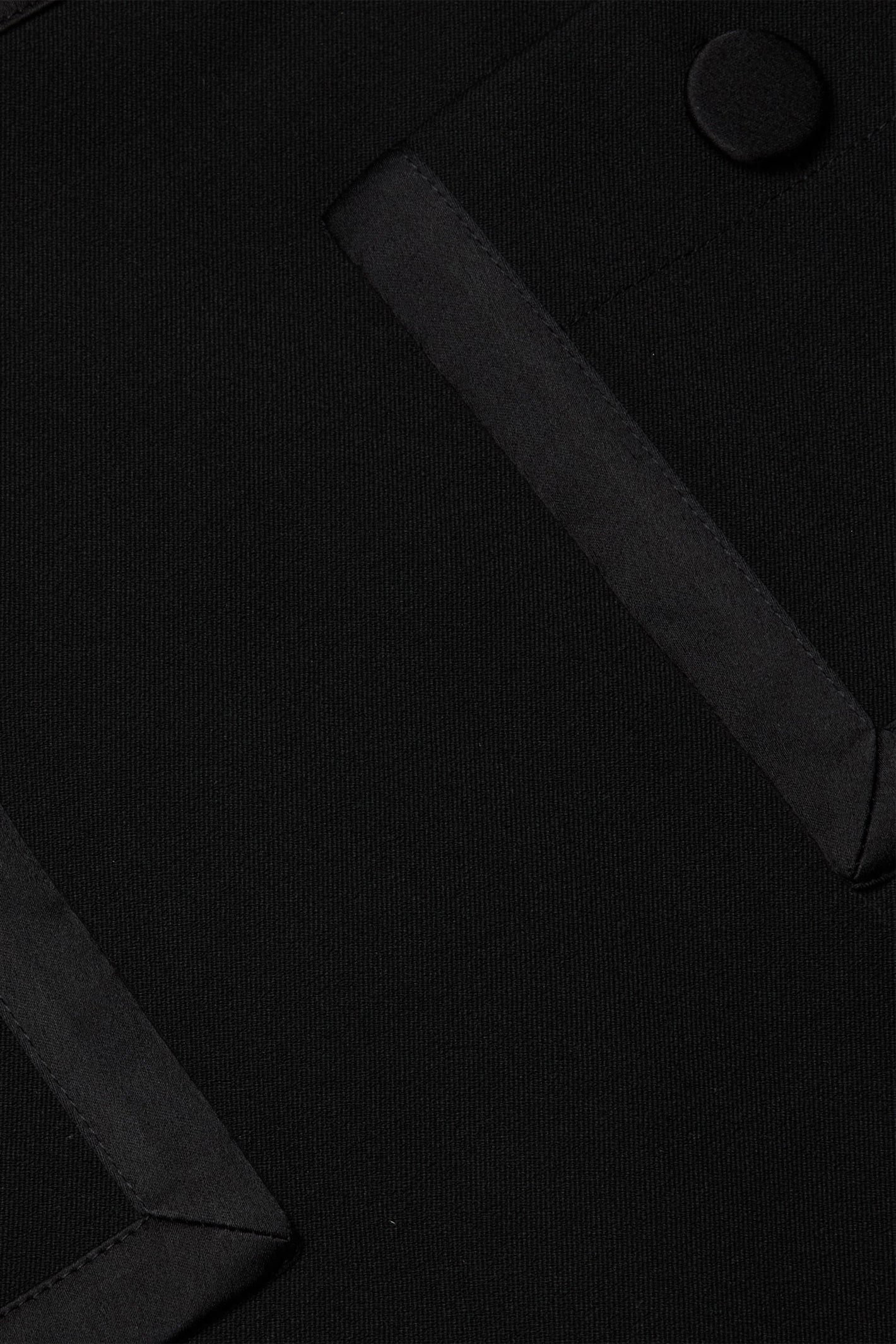 L'Agence 3463NGX Cassiopeia Black Binding Mini Skirt