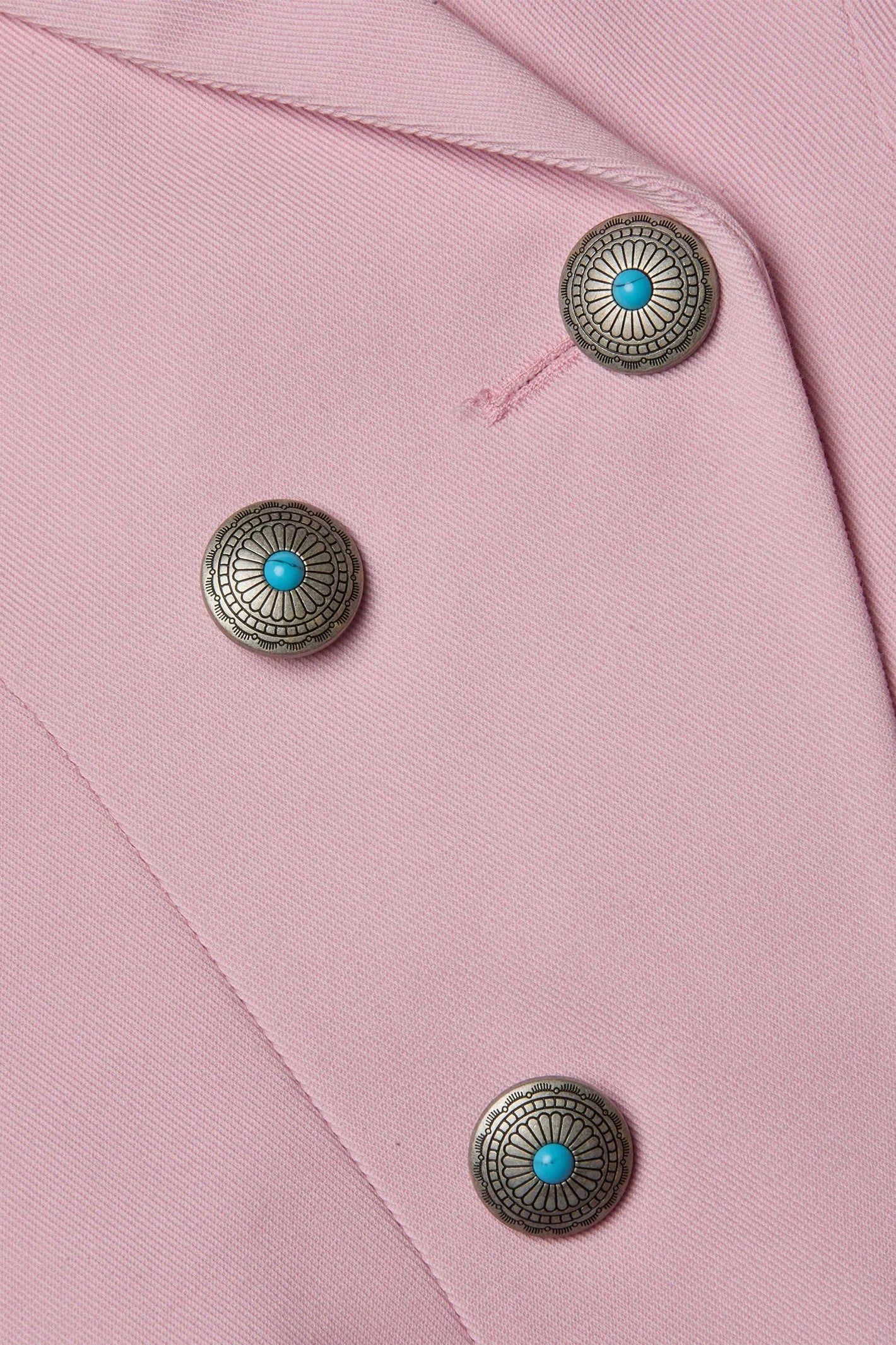 L'Agence Bethany Blush Pink Double Breasted Blazer 1772JTS2