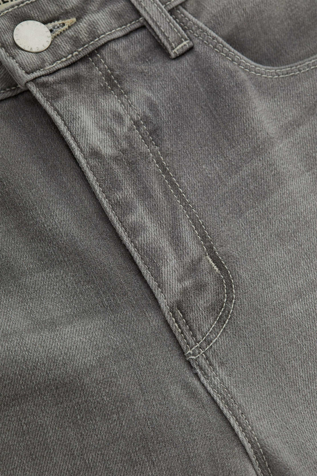 L'Agence Clayton Barron Grey Wide Leg Jeans 2790BLB-BARN