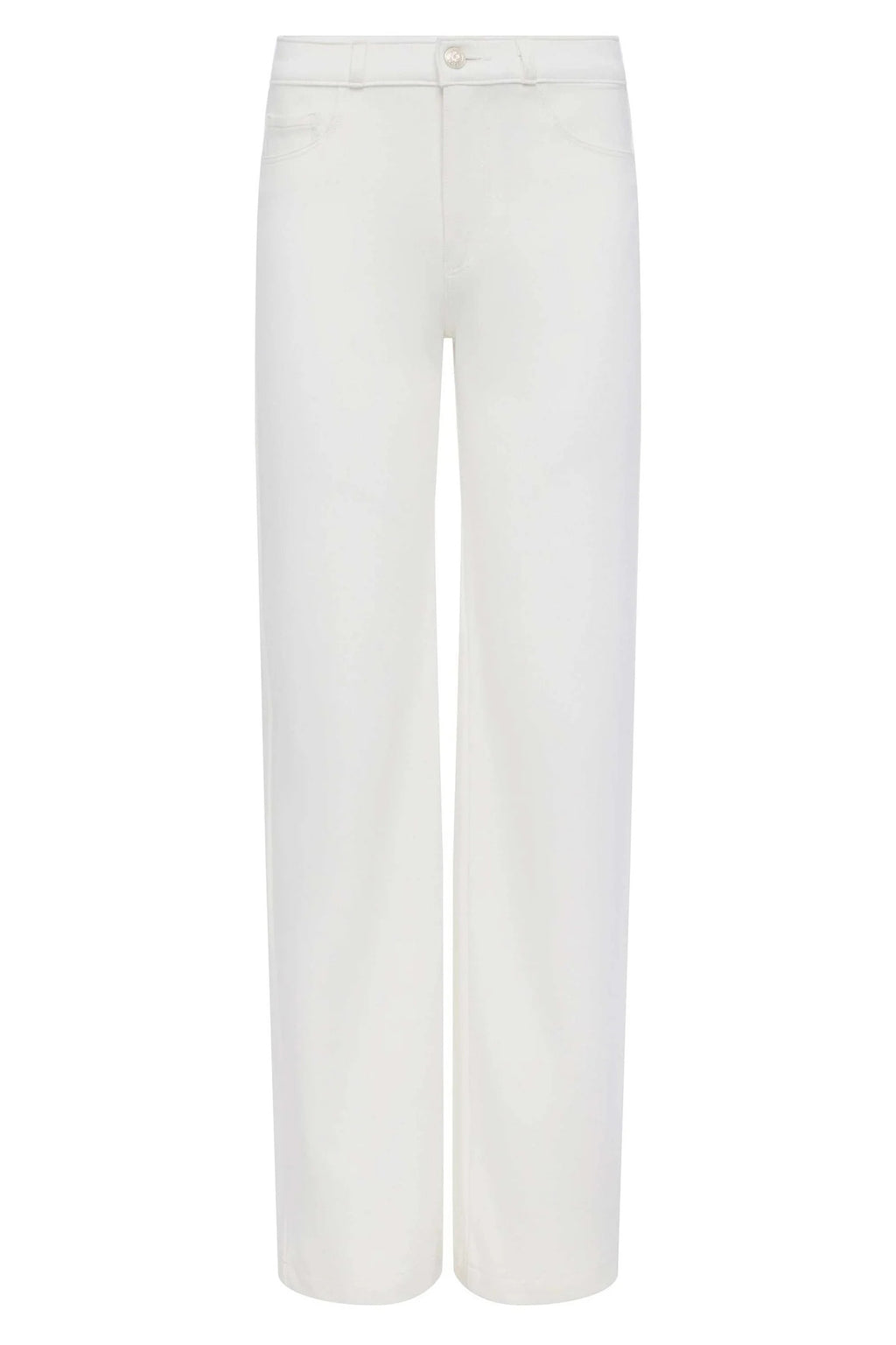 L'Agence Clayton Ivory Wide Leg High Rise Trousers 2790APTV-IVOR