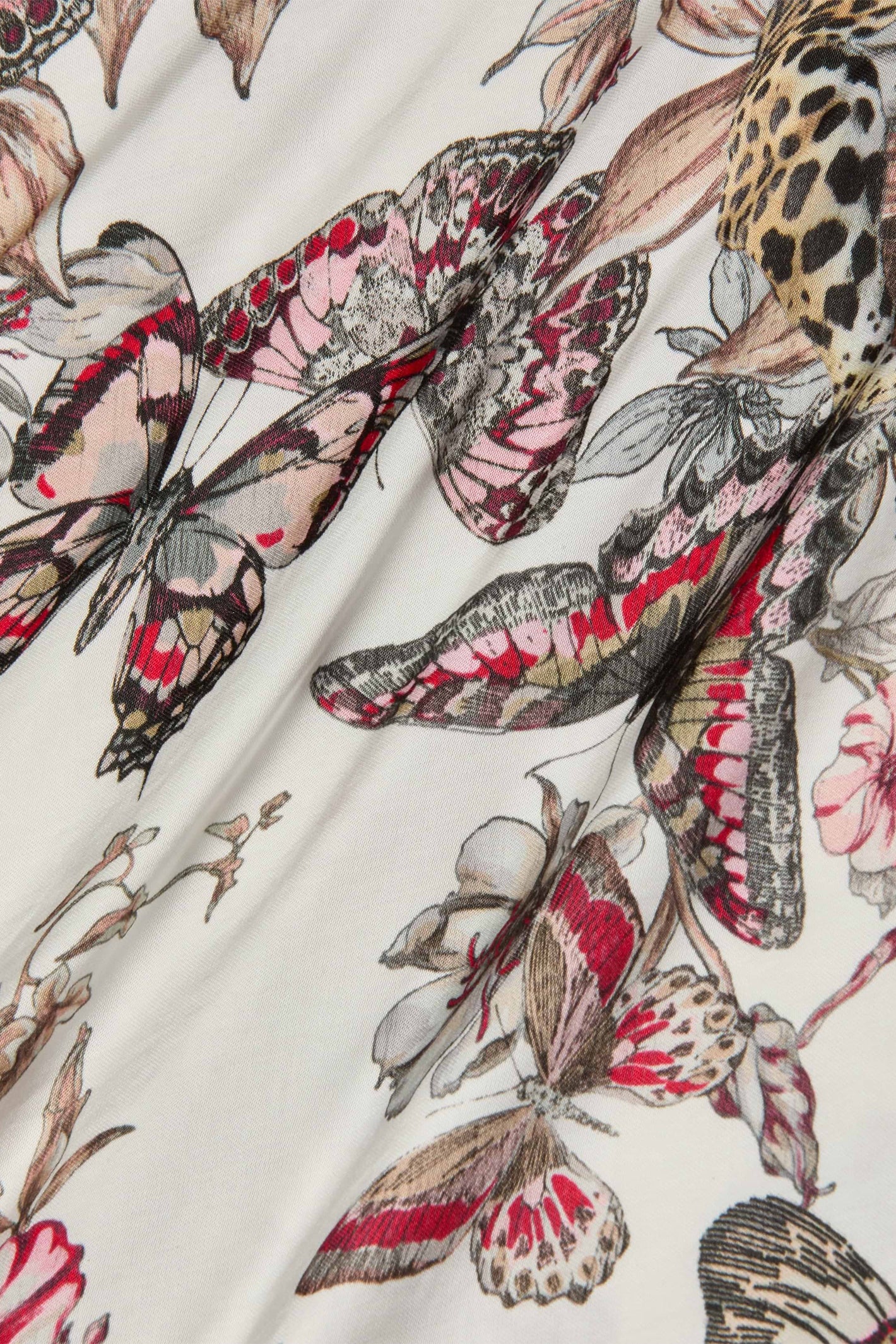 L'Agence Eddie 40828LMJ White Multi Butterfly Jungle Tank Top 0090 BJNL