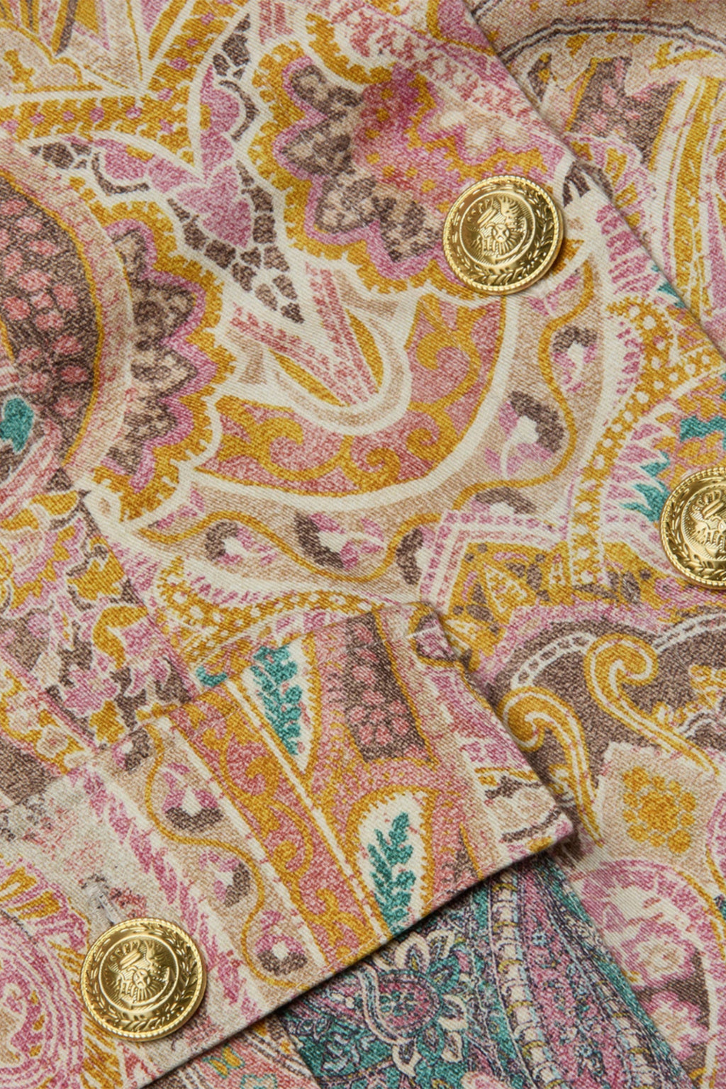 L'Agence Idy Tank Dress Multi Western Paisley Button Front 61430 WPQ