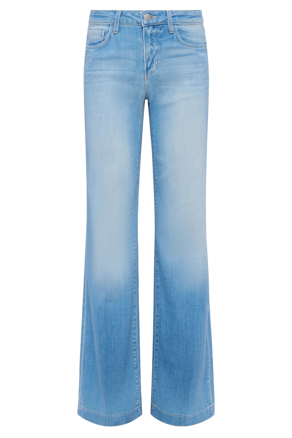 L'Agence Joanne Essex Blue Low Rise Wide Leg Jeans 2923RDM