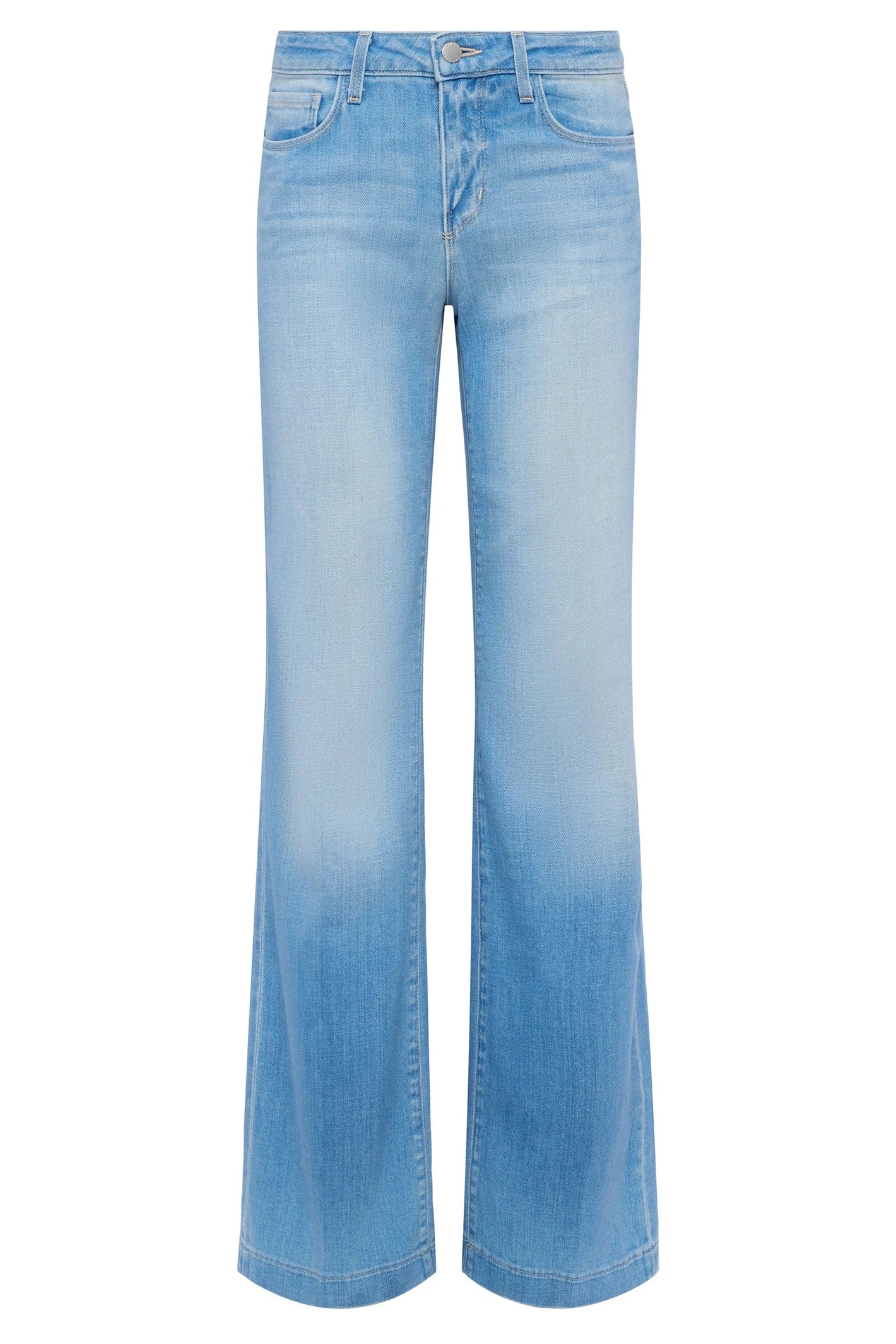 L'Agence Joanne Essex Blue Low Rise Wide Leg Jeans 2923RDM
