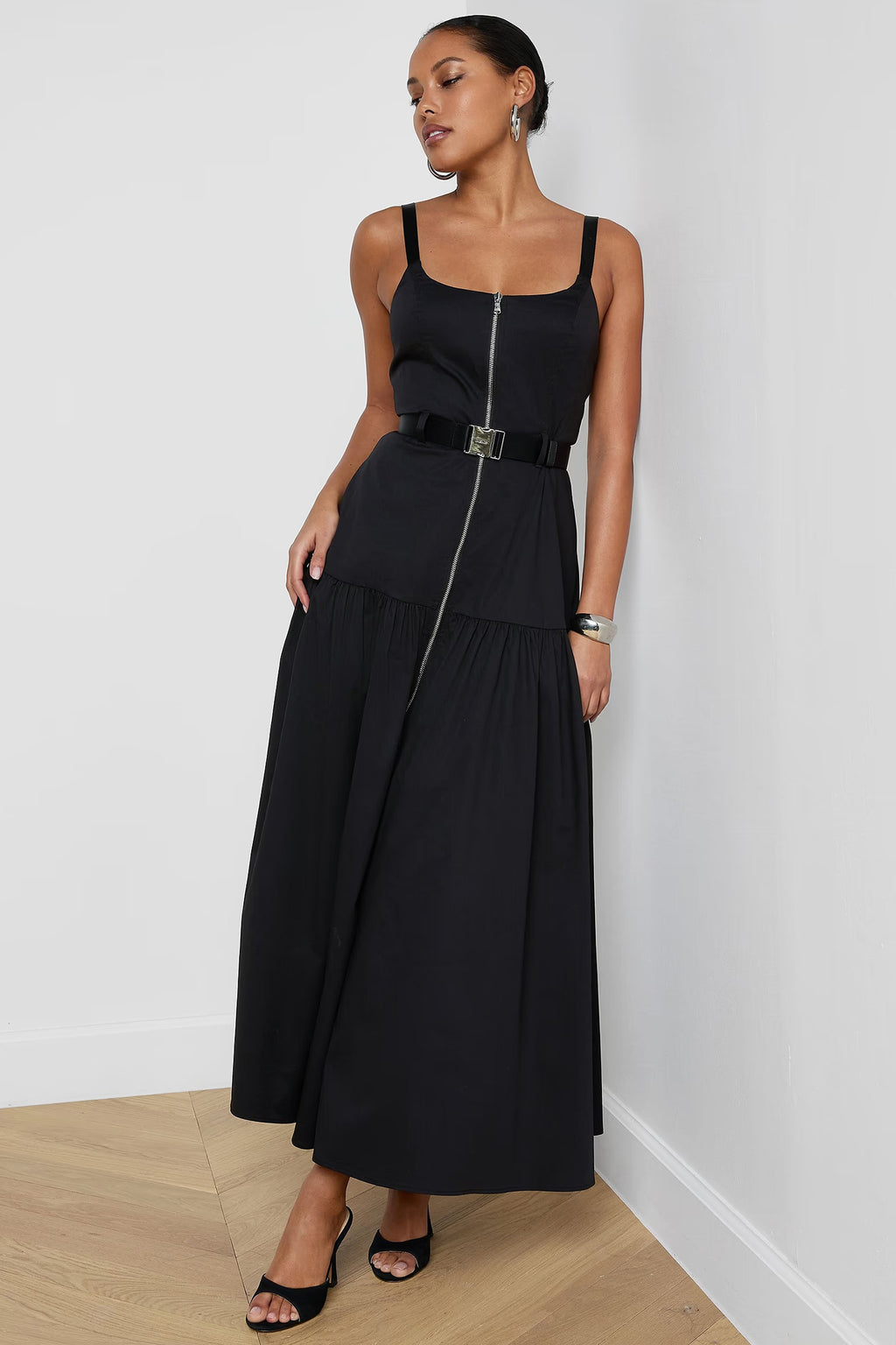 L'Agence Rima Black Maxi Dress 61678LCN 0010 BLAC