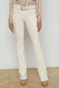 L'Agence Selma French Vanilla Cream Coated Boot Cut Jean 2700PDDC