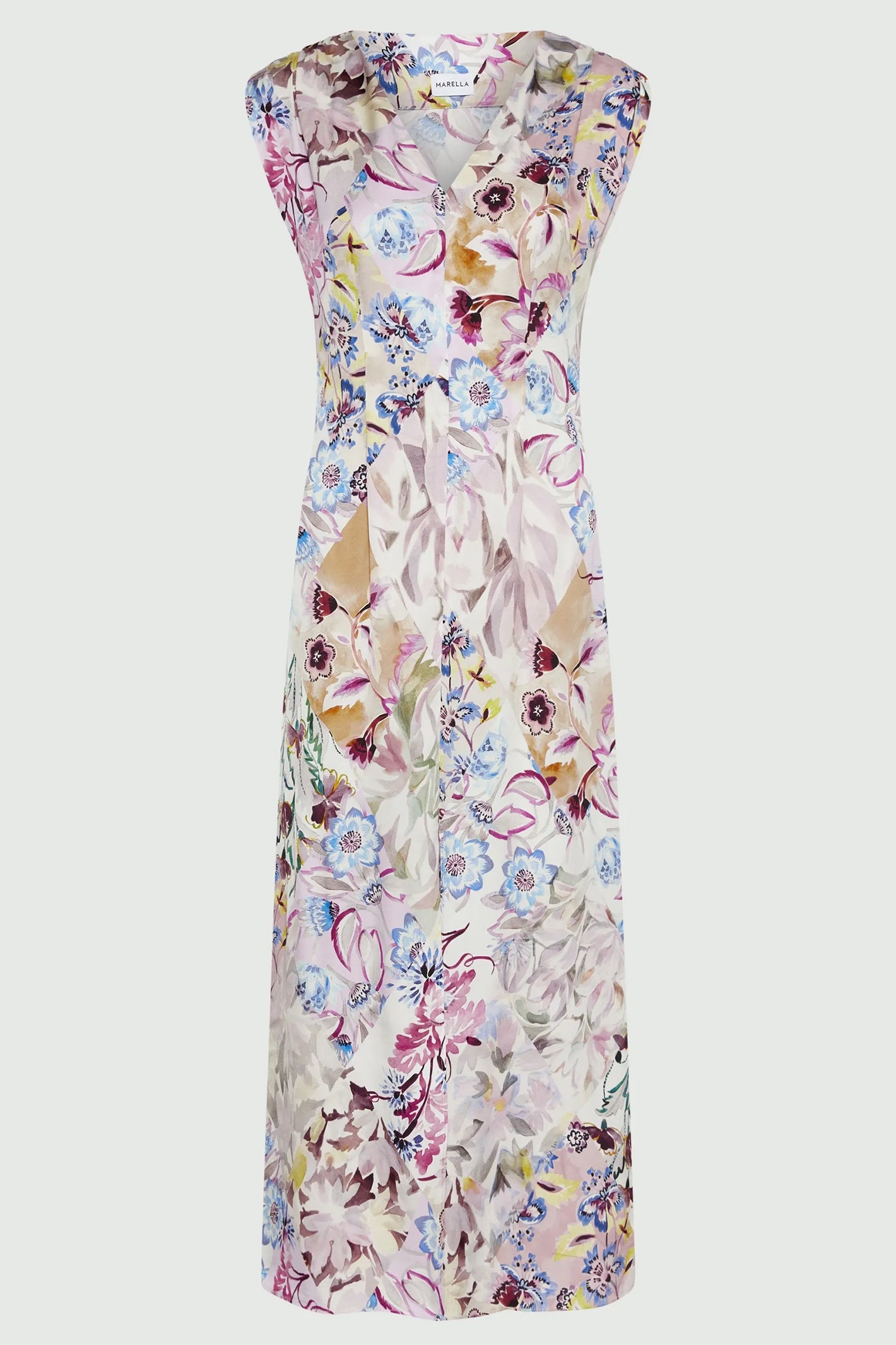 Floral dress on a white background