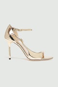 Marella MLAEXTRA Gold Mirror Effect Sandals, side view