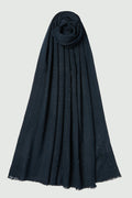 Marella MLAPEVERA Navy Strass Wool & Viscose Scarf, product view