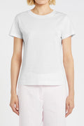 Marella Mlmeuro Wool White Cotton Jersey T-Shirt 2613971015200