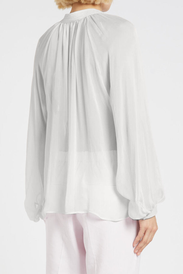 Marella Mlmmastro Wool White Long Sleeve Shirt 2613111065200