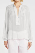 Marella Mlmmastro Wool White Long Sleeve Shirt 2613111065200
