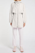 Marella Mlmnigella Wool White Hooded Raincoat 2613021025200