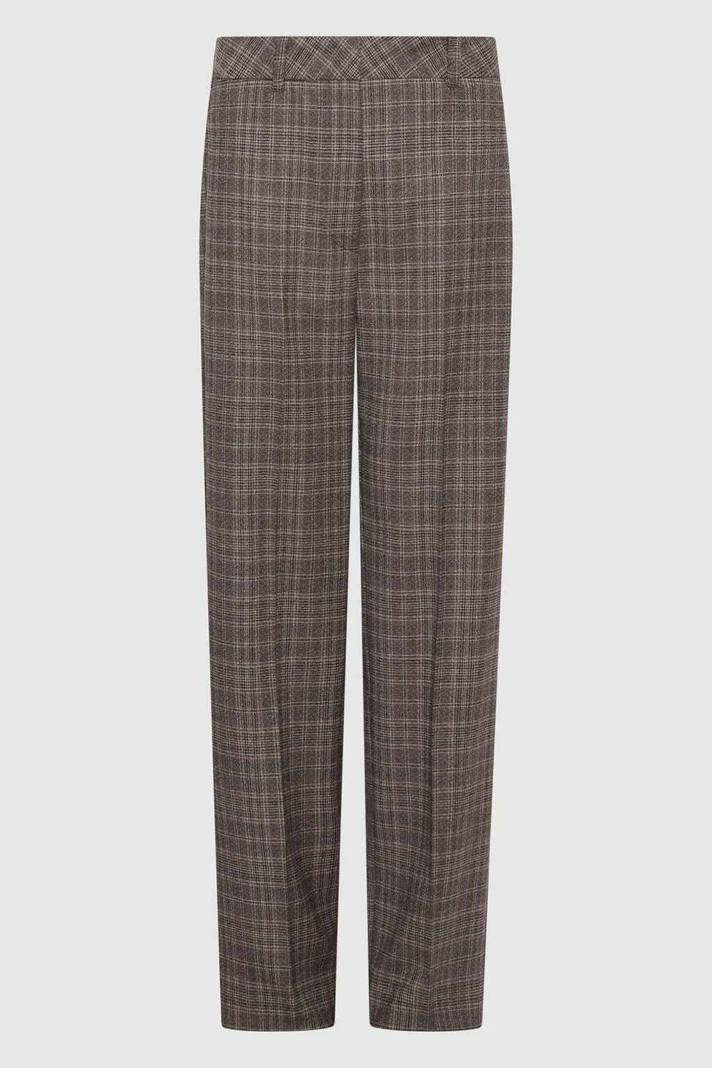 Marella Sport MLSONORATA Turtledove Stretch Wool Flannel Trousers, front view