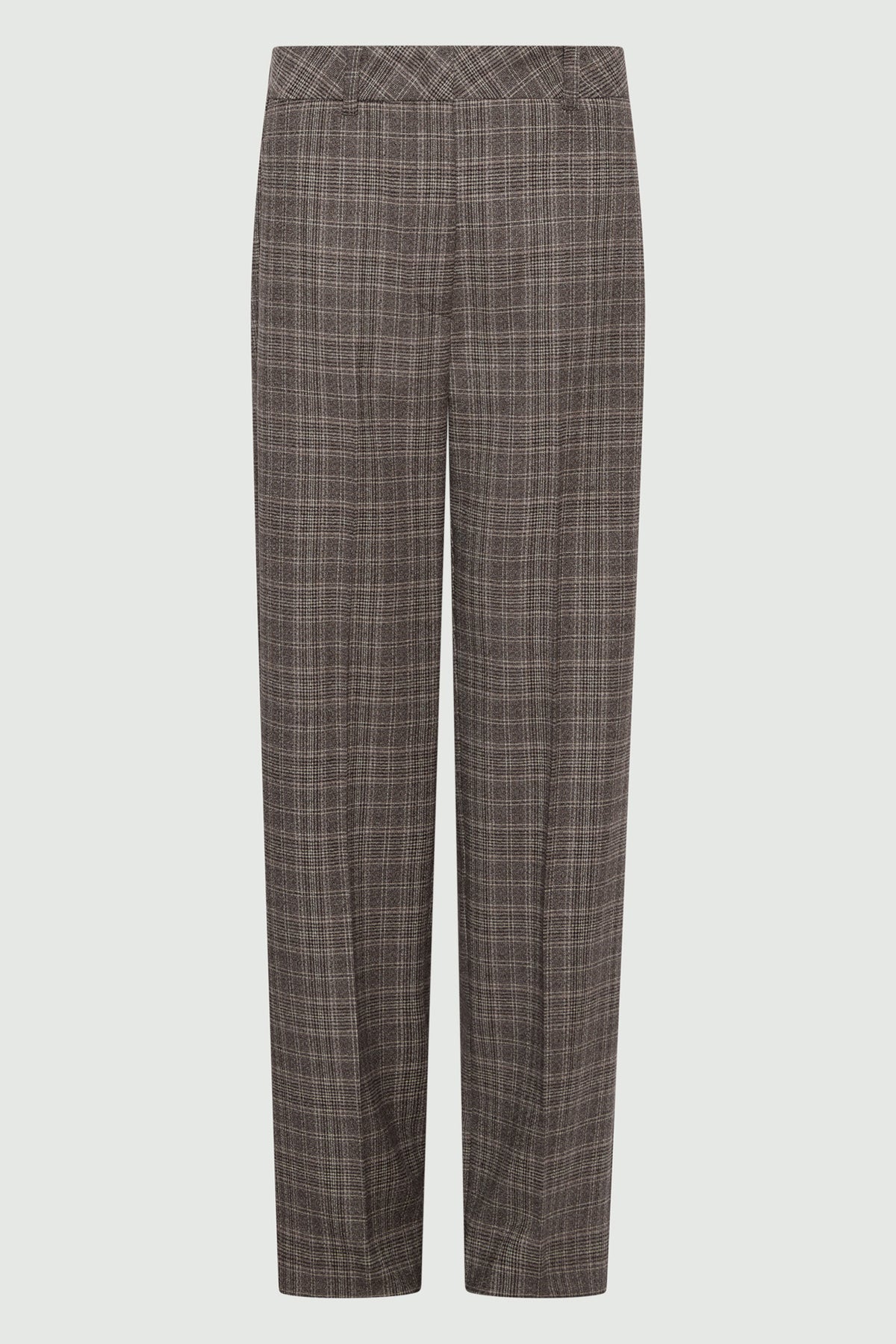 Marella Sport MLSONORATA Turtledove Stretch Wool Flannel Trousers, front view
