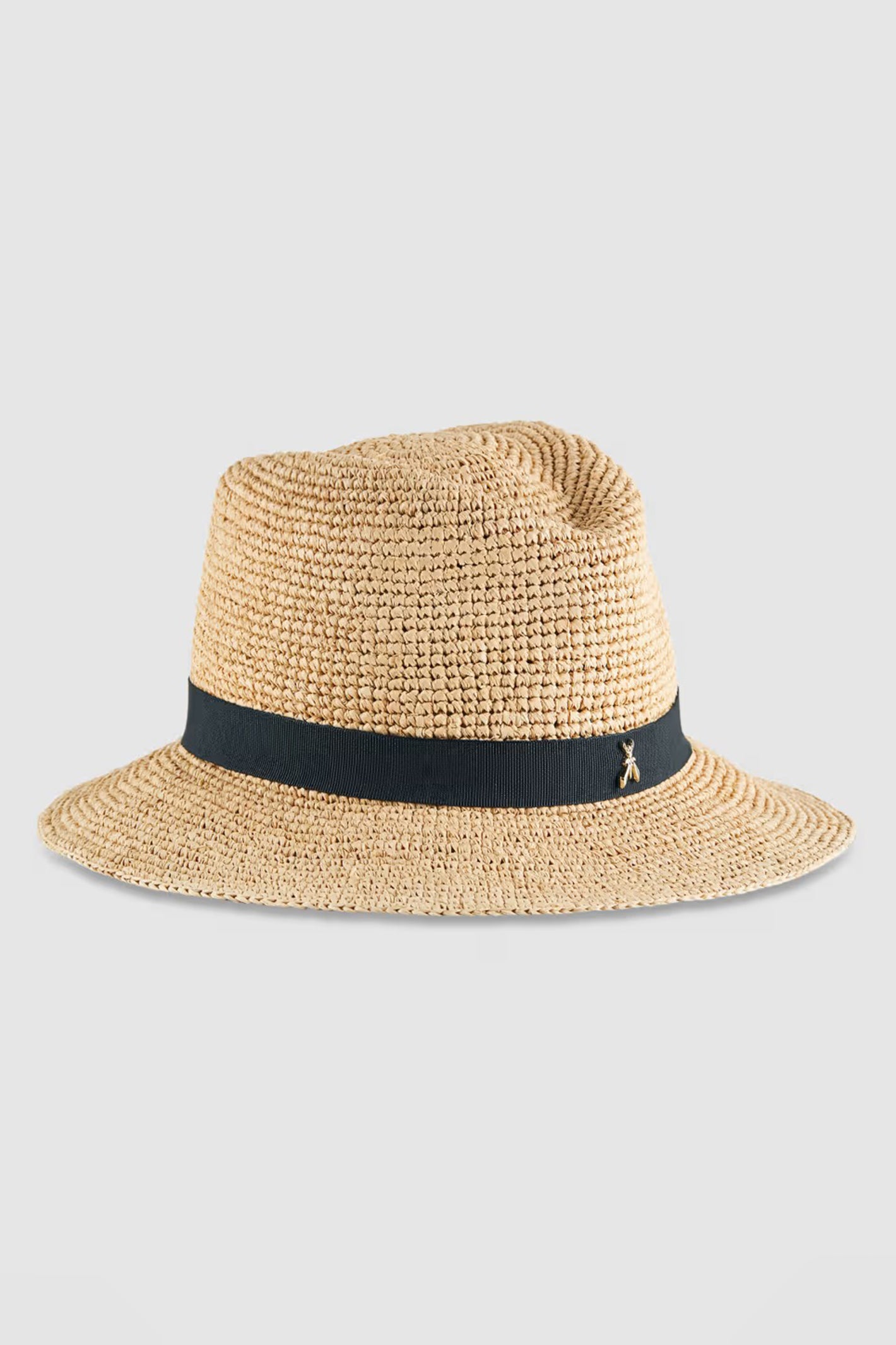 Patrizia Pepe 2F0084 W134 Natural Raffia Braided Hat