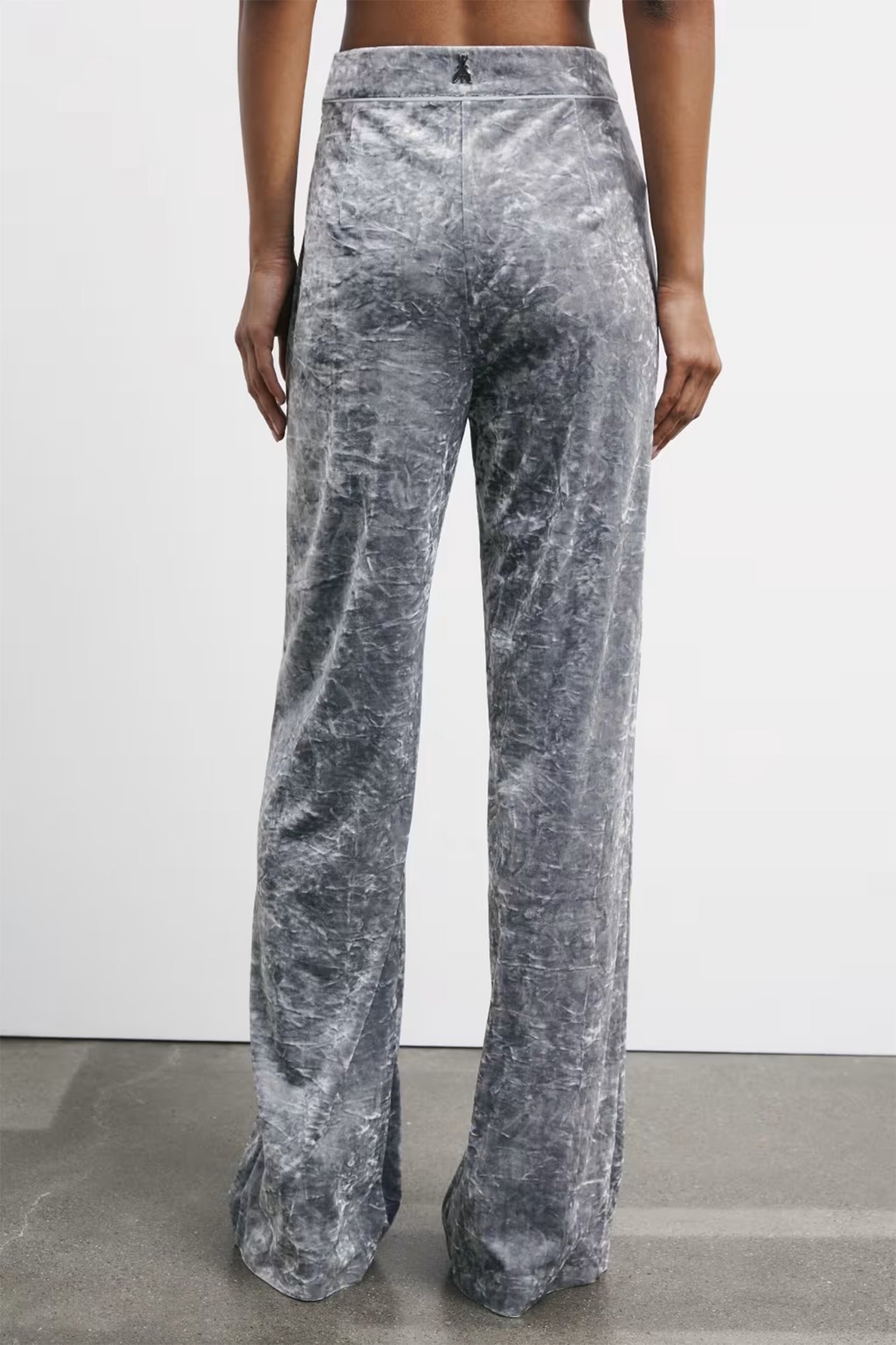 Patrizia Pepe 2P1709 Mistery Grey Velvet Trousers*