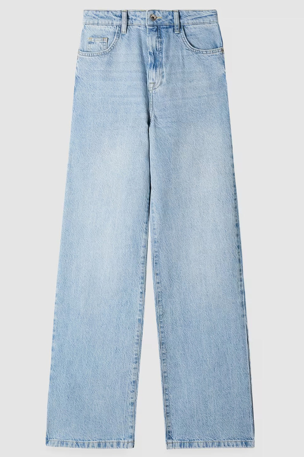 Patrizia Pepe 8P0487D1WZB Light Blue Wash High Waisted Straight Jeans