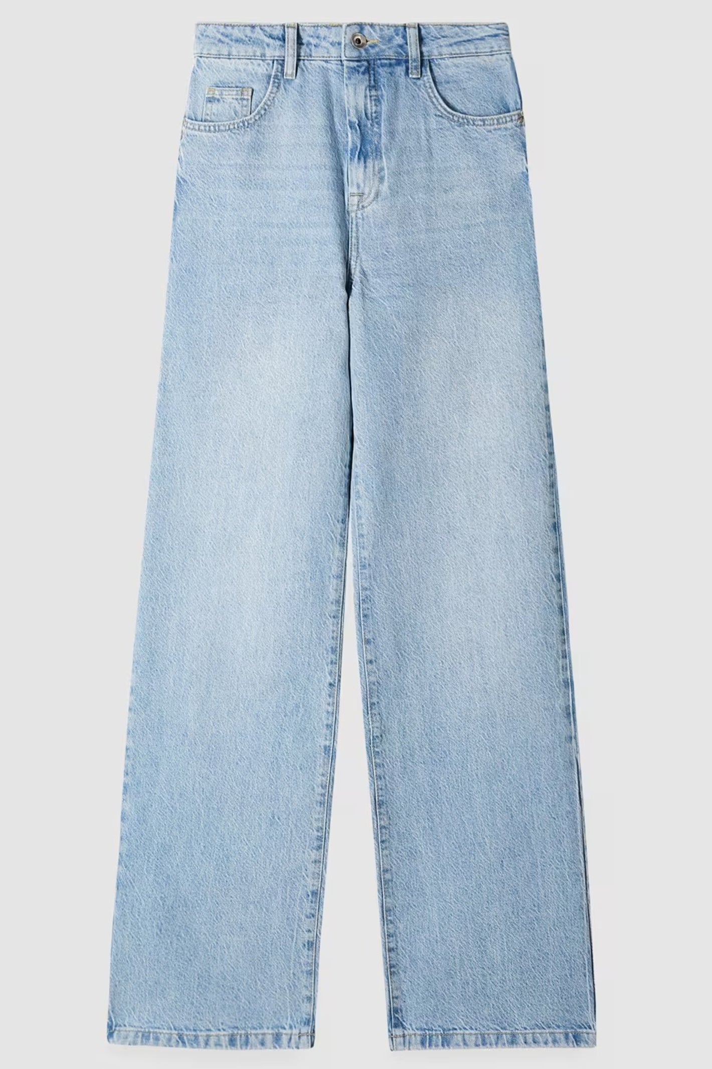 Patrizia Pepe 8P0487D1WZB Light Blue Wash High Waisted Straight Jeans