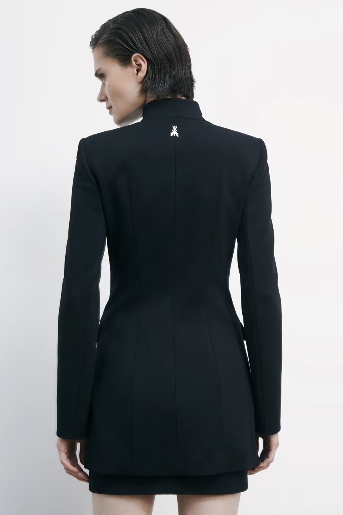 Patrizia Pepe 8SO557 Radical Rose Black Officer Jacket*