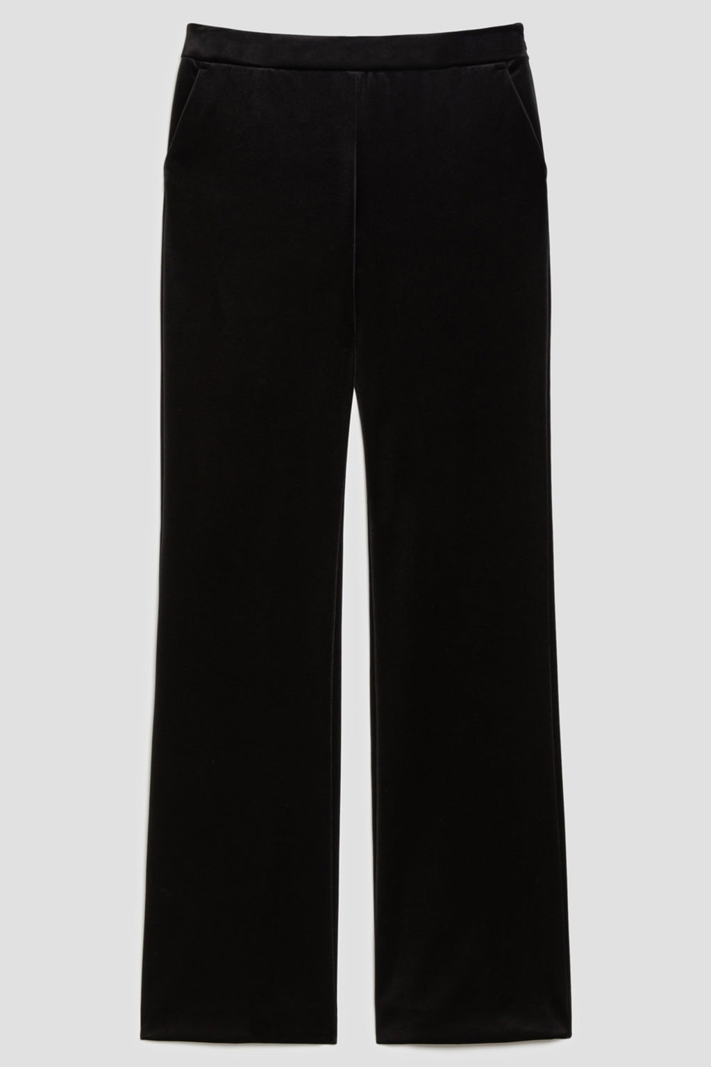 Penny Black 101462 Plinio Black Stretch Velvet Jersey Trousers