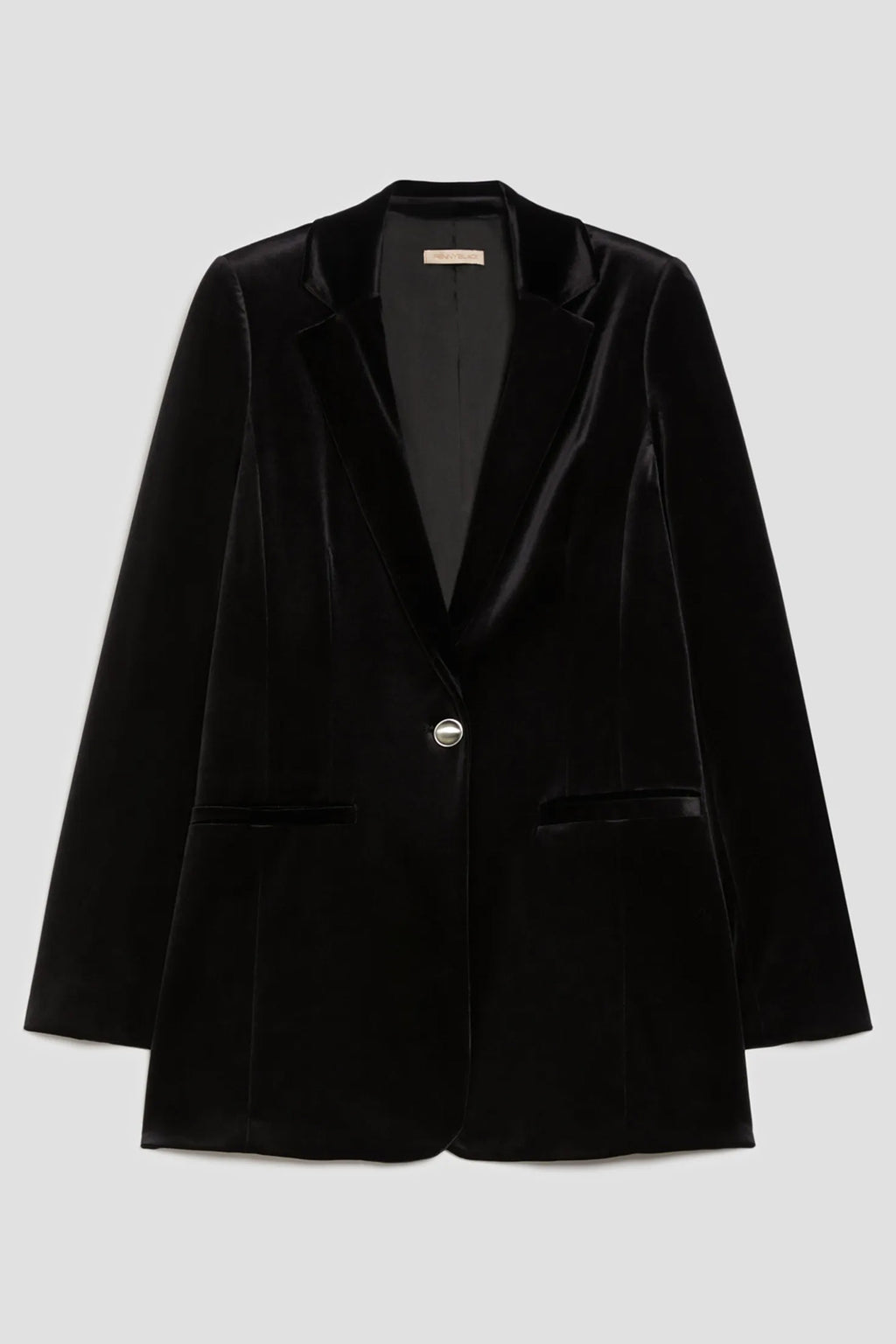 Pennyblack MA101462 Lucia Black Stretch Velvet Jersey Jacket