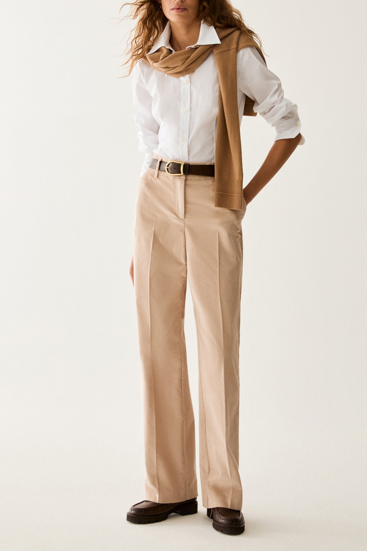 Penny Black PBBPESI Long Trouser Beige, front view