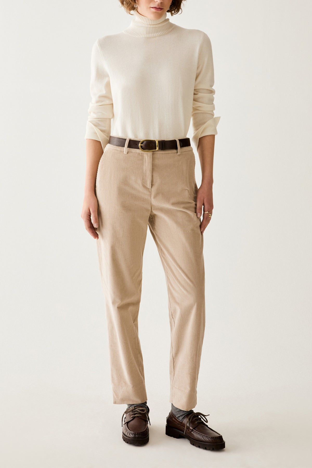 Penny Black PBBPIRANIA Long Trouser Beige, front view