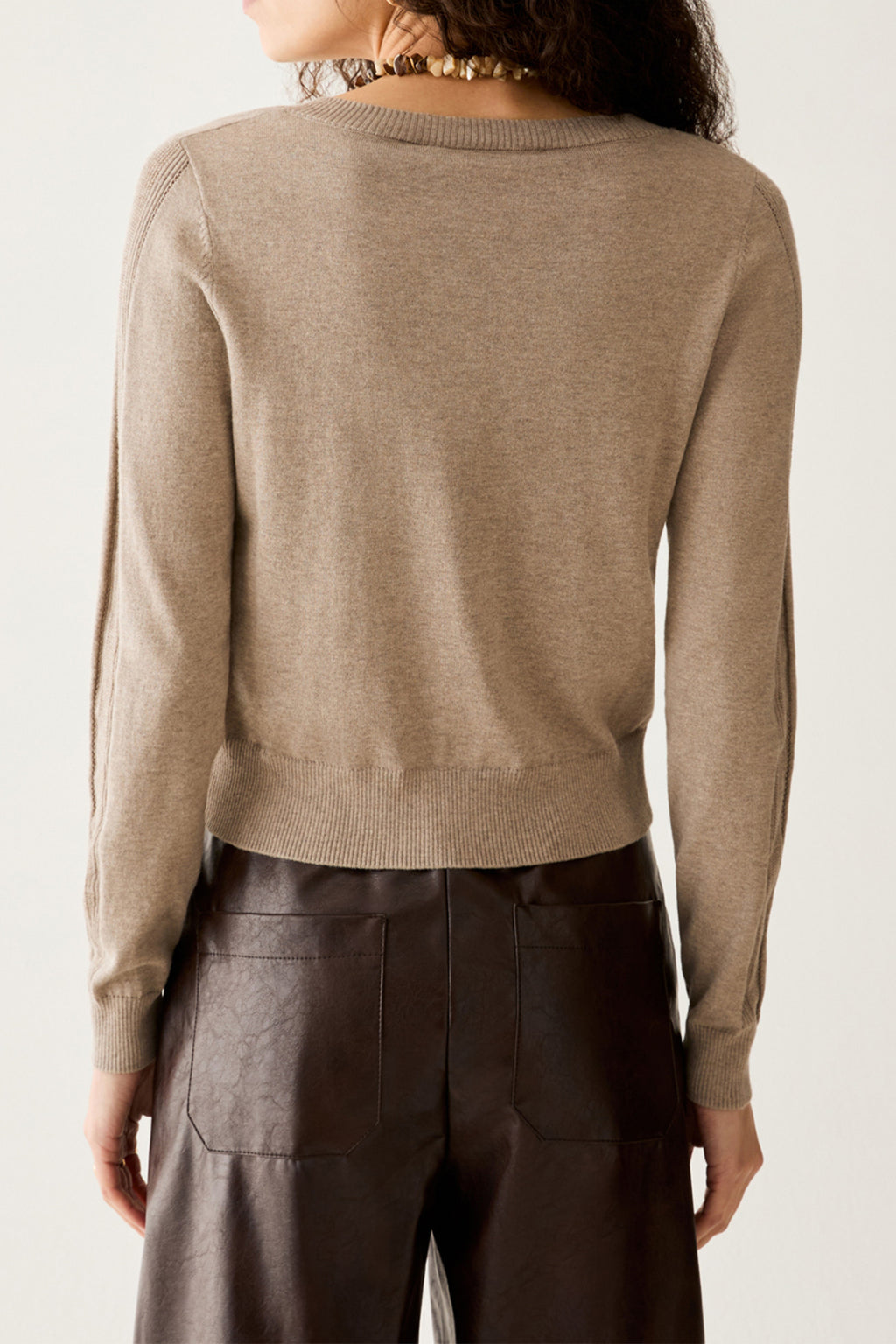 Penny Black PBKAPRILE Sweater Taupe, side view