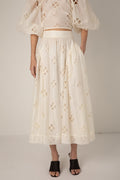 Vivere Enid VIV 266 Ecru Sheer Skirt